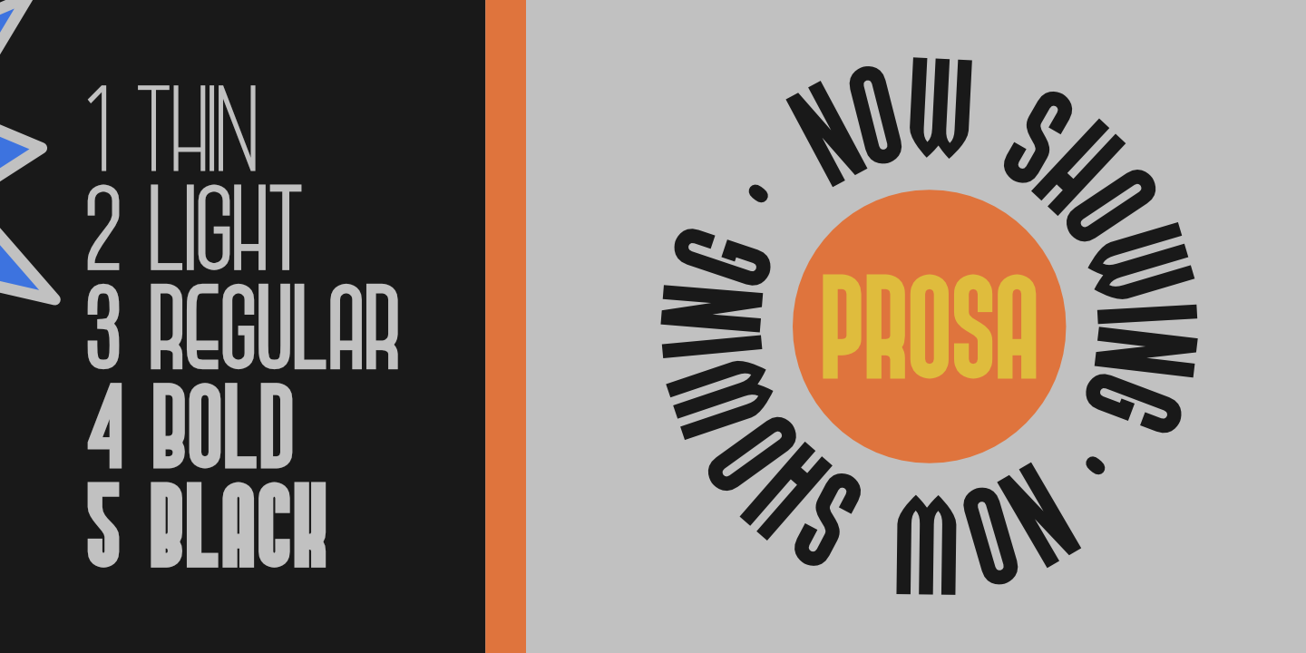 Prosa GT Oblique Font preview